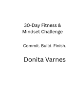 30-Day Fitness & Mindset Challenge B0GJPYKDLF Book Cover