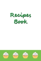 Recipes Book: Blank Recipe Journal to Write in for Women, Document all your special recipes ... for Women, Wife, Mom, Grandmother 6" x 9" 120 pages 1712319655 Book Cover