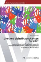 Gleiche Spielteilhabechancen für alle? 3639449835 Book Cover