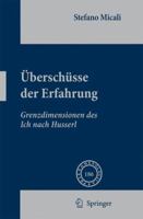 Überschüsse der Erfahrung: Grenzdimensionen des Ich nach Husserl (Phaenomenologica) 1402083882 Book Cover