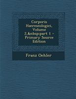 Corporis Haereseologici, Volume 2,&nbsp;part 1 1287740448 Book Cover