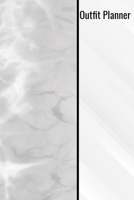 Outfit Planner: Outfit Planning Logbook 120 Page 6x9 Dark Grey Notepad Notebook Fashion Book Present Gift 167731172X Book Cover