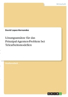 L�sungsans�tze f�r das Prinzipal-Agenten-Problem bei Telearbeitsmodellen 3346384195 Book Cover