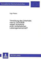 Verwirkung Des Unterhalts Nach 1579 Bgb Wegen Aufnahme Einer Nichtehelichen Lebensgemeinschaft? 3631485840 Book Cover