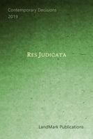 Res Judicata 1792882467 Book Cover