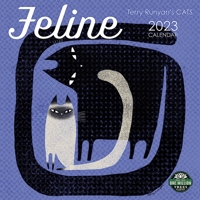 Feline 2023 Wall Calendar: Terry Runyan's Cats | 12" x 24" Open | Amber Lotus Publishing 1631368680 Book Cover