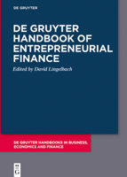 de Gruyter Handbook of Entrepreneurial Finance 311135671X Book Cover