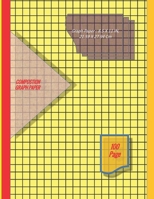 Graph Paper Notebook 8.5 x 11 IN, 21.59 x 27.94 cm  [100page]: 1 cm squares 2pt [metric] perfect binding, non-perforated, Double-sided Composition ... Paper, Grid Paper, or Squared Paper Notebook 1676409726 Book Cover