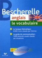 Bescherelle: Anglais/Vocabulaire 2218926229 Book Cover