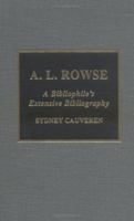 A.L. Rowse 0810836416 Book Cover