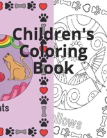 Children's Animal Coloring Book B0991LHQHP Book Cover