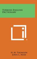 Turkish-English Dictionary 1258768844 Book Cover