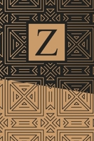 Z: Art Deco Initial Z Monogram Notebook, Z Monogrammed Journal Gift 1693780666 Book Cover