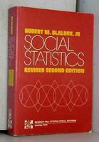 Social Statistics 0070661758 Book Cover