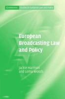 European Broadcasting Law and Policy 0521613302 Book Cover