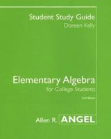Student Study Guide for Elementary Algebra for College Students 0131417606 Book Cover
