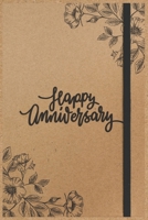 Happy Anniversary Notebook Gift: Great Notebook Gift for Anniversary 1661262120 Book Cover