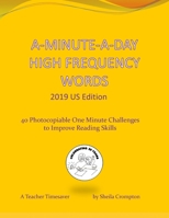 A-Minute-A-Day High Frequency Words 2019 US Edition : 40 Photocopiable One Minute Challenges to Improve Reading Skills 1916046606 Book Cover