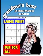 Grandma's Best EZ Sudoku: Volume 101 1072048566 Book Cover