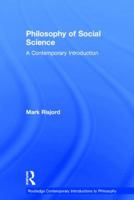 Philosophy of Social Science: A Contemporary Introduction 0415898250 Book Cover