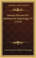 Poesies Diverses De Madame De Sainctonge V1 1104457792 Book Cover