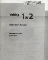 Tapestry Writing 1 and 2 Instructor's Manual 0838400329 Book Cover