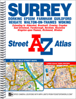 A-Z Surrey Street Atlas 0850398606 Book Cover
