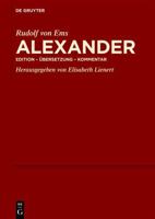 Alexander: Edition - Übersetzung - Kommentar (German Edition) 3112247183 Book Cover