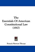 The Essentials of American Constitutional Law 9354943896 Book Cover