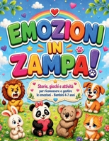 Emozioni in Zampa: Libro delle emozioni per bambini 4-7 anni con storie illustrate, giochi e attività per riconoscere e gestire rabbia, felicità, tristezza, paura, amore e calma (Italian Edition) B0H7FMRK1V Book Cover