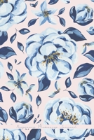 Pregnancy Memories Journal: A Week-by-Week Prompted Notebook Journal With Enough Spreads for 42 Weeks, to Record Mom’s Pregnancy Memories, Suitable ... in a Minimalist Style, Blue Peonies Pattern 1700499343 Book Cover