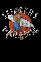 Surfers Paradise: 6x9 Notebook ruled 169578636X Book Cover