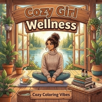 Cozy Girl Wellness: Coloring Book for Stress Relief & Mindfulness | Easy Bold Line Designs of Floral, Botanical, Greenhouse, Cottage Yard & Backyard ... Adults & Teens At Home (Cozy Girl Collection) 1965964818 Book Cover
