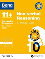 Bond 11+: Bond 11+ 10 Minute Tests Non-verbal Reasoning 9-10 years (Bond: 10 Minute Tests) 019277848X Book Cover