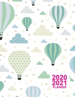 2020 2021 Planner: Cute Colorful Design Book, 8.5 x 11 Two Year 2020-2021 Calendar Planner, Monthly Schedule Organizer (24 Months Activity Journal and Diary) Cover Design Code DT 00102998 1707663521 Book Cover