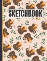 Sketchbook: Cute Sloths and Coffee Drawing Book to Practice Sketching, Drawing, Writing and Creative Doodling 1096849259 Book Cover