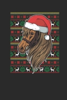 Ugly Christmas - Horse: Small Lined Notebook (6 X 9 -120 Pages) - Ugly Christmas Gift and Holiday Planner For Women, Men, Teens And Kids 1708136282 Book Cover