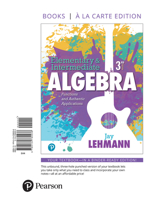 Elementary & Intermediate Algebra 0321922727 Book Cover