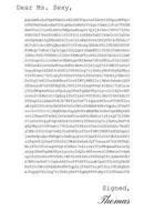 Dear Ms. Sexy, Signed Thomas 1986216098 Book Cover