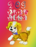 Dog coloring: kids and Adult who Love Dogs and Puppies Large 8.5" x 11" Coloring Book ,Gift Idea for Christmas day valentines day and birthday 1652071903 Book Cover