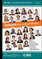 Testimonios: Stories of Latinx and Hispanic Mathematicians 1470466570 Book Cover