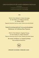Papierchromatographische Trennung Hydrophober Substanzen Mit Cellulose-Ester-Papieren. Ein Neues Verfahren Zur Peptid-Synthese (Oxazolidonverfahren) 3663066347 Book Cover