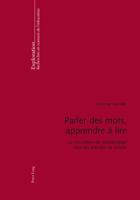 Parler Des Mots, Apprendre À Lire: La Circulation Du Métalangage Dans Les Activités de Lecture 3034304994 Book Cover
