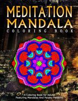 Meditation Mandala Coloring Book - Vol.12: Women Coloring Books for Adults 1530464080 Book Cover