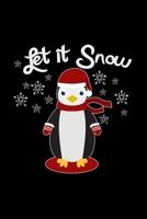Let it snow: 6x9 Christmas - dotgrid - dot grid paper - notebook - notes 1673990045 Book Cover