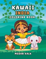 Kawaii India: Coloring Book B0CCCKKW6R Book Cover
