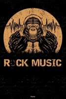 Rock Music Planner: Gorilla Rock Music Calendar 2020 - 6 x 9 inch 120 pages gift 1661580335 Book Cover