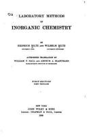 Laboratory Methods of Inorganic Chemistry 1016140665 Book Cover