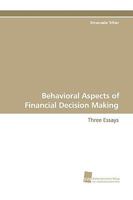 Behavioral Aspects of Financial Decision Making 3838107896 Book Cover