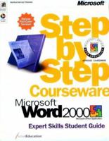 Microsoft Word 2000 Step by Step Courseware Expert Skills Color Class Pack (Construction Law Library) 0735607214 Book Cover